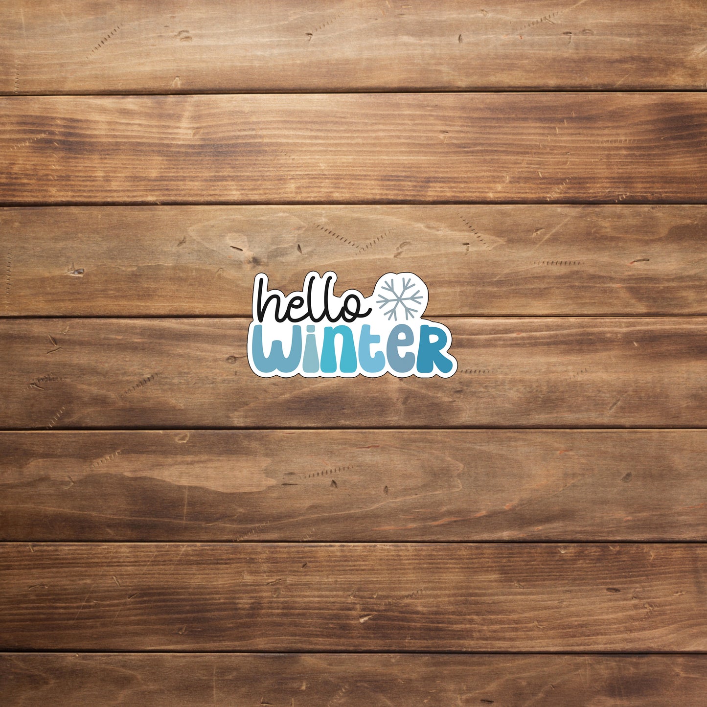 hello winter sticker Stickers