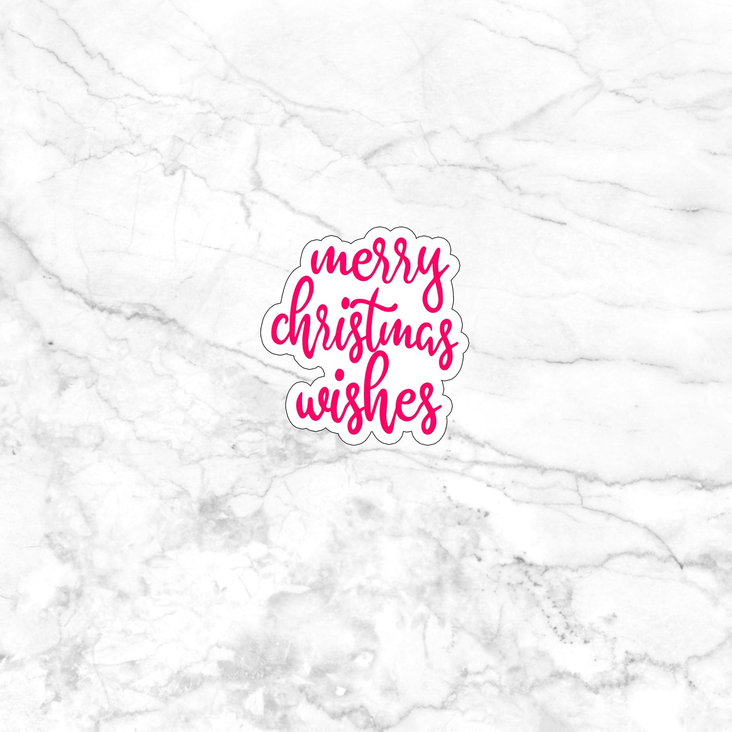 Cute Kawaii Christmas Sticker, Sticker