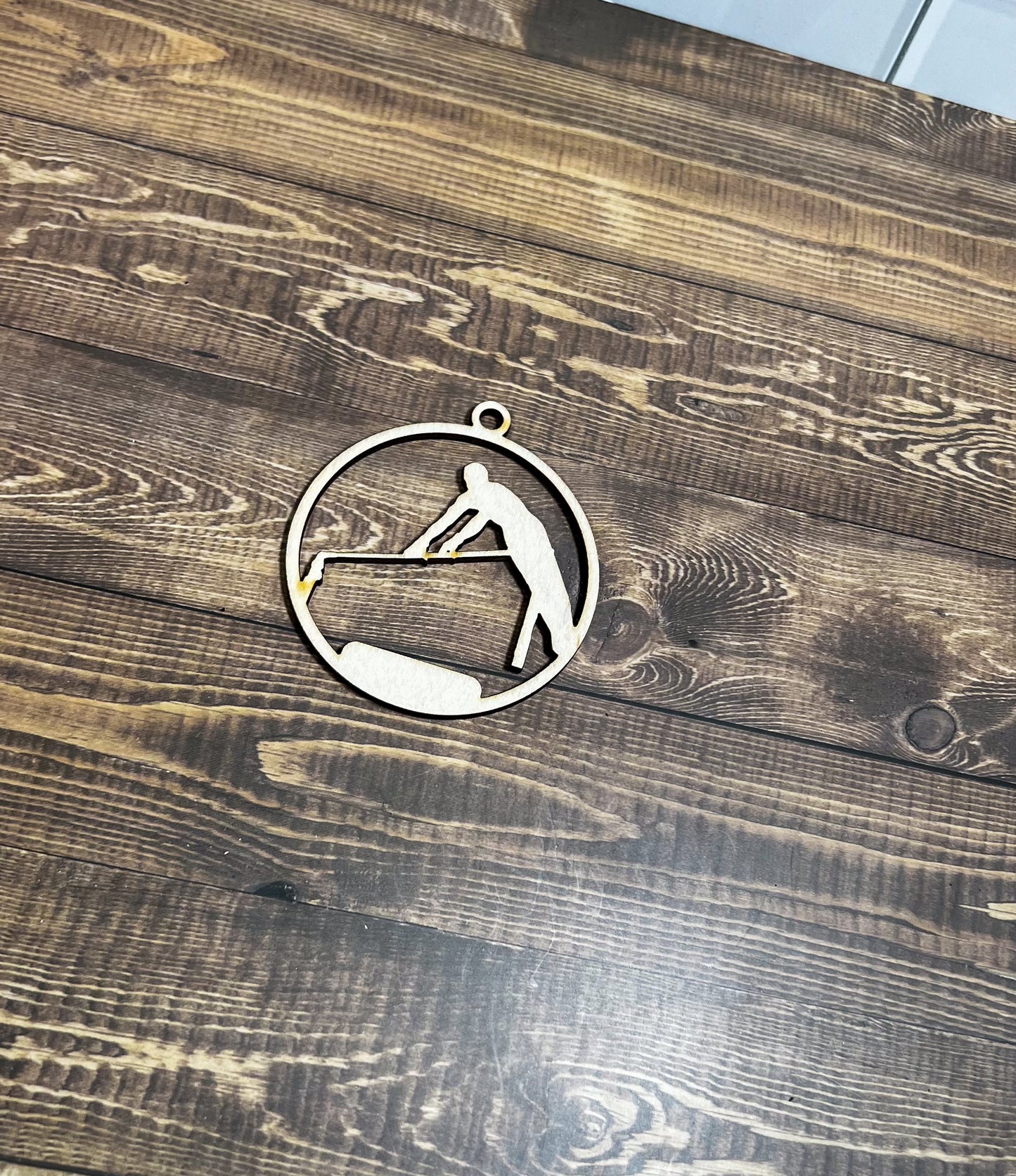 Gymnastic Ornament, Wooden Sports Ornament, Sports Ornament, Engraved Ornament, Laser Engraved Wood Ornament