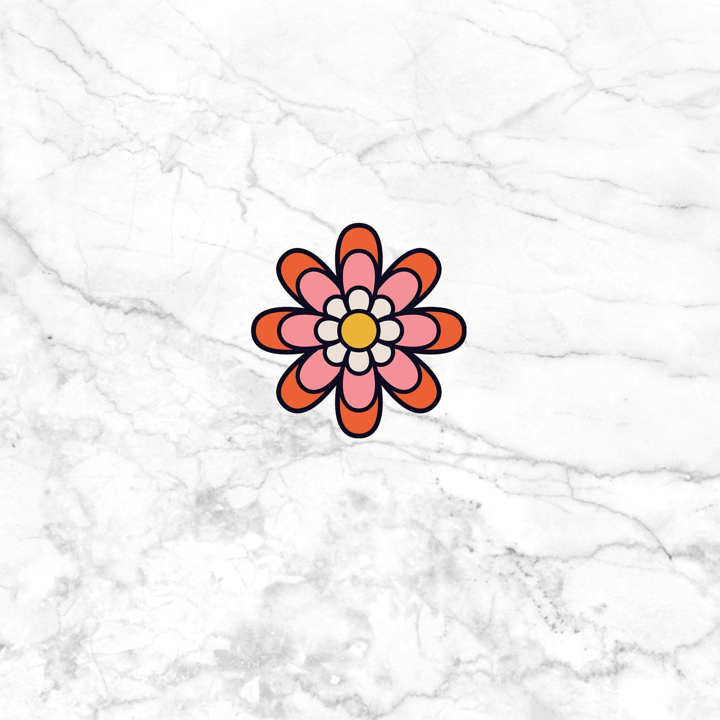 Hippie Psychedelic Sticker