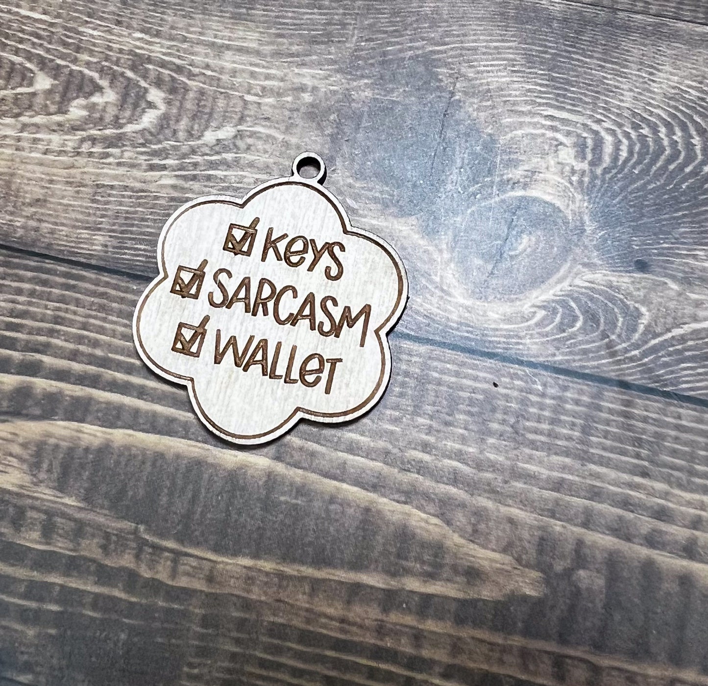 Keychain Laser Engraved Keychain, bag tag, gift for her, gift for him