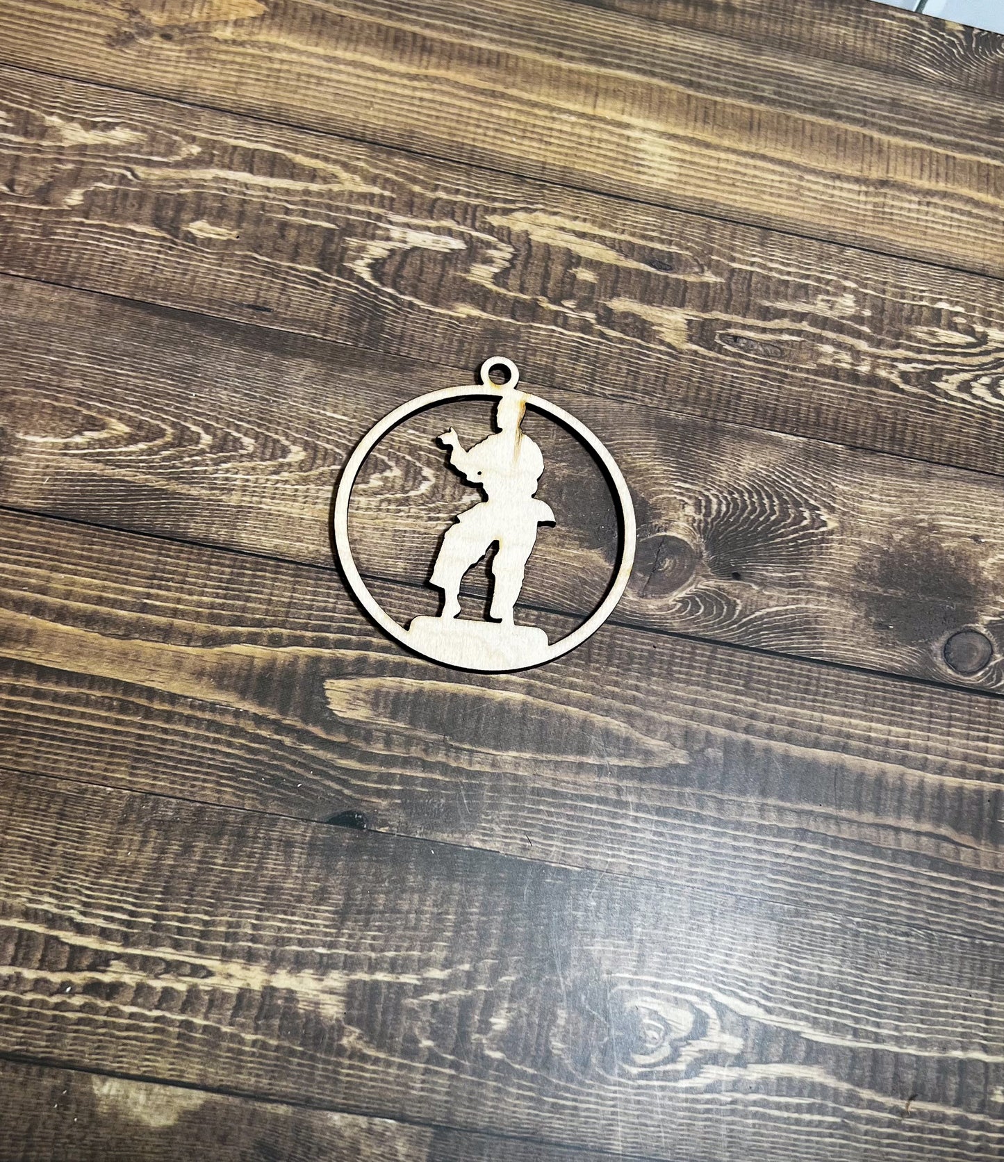 Karate Ornament, Wooden Sports Ornament, Sports Ornament, Engraved Ornament, Laser Engraved Wood Ornament