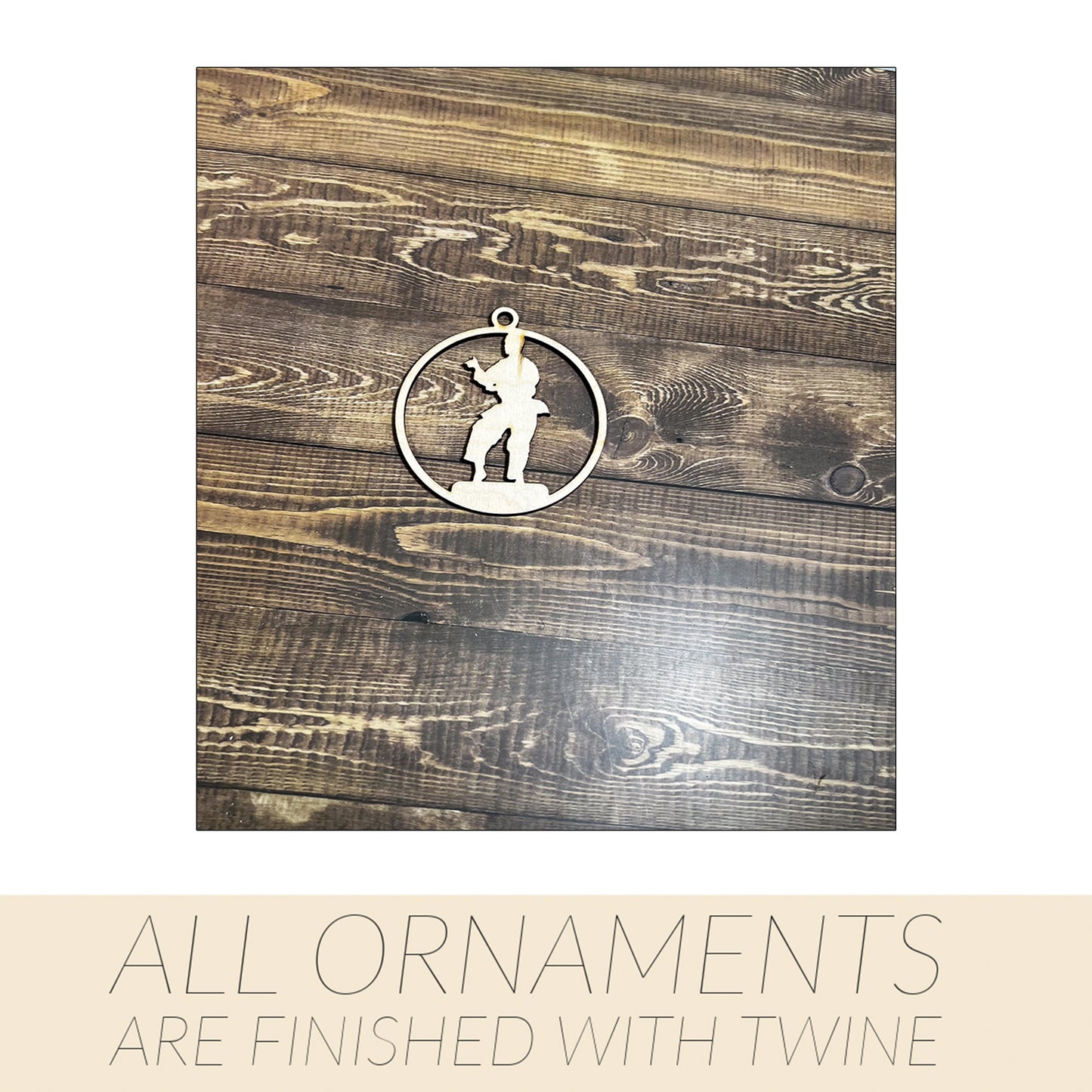 Karate Ornament, Wooden Sports Ornament, Sports Ornament, Engraved Ornament, Laser Engraved Wood Ornament