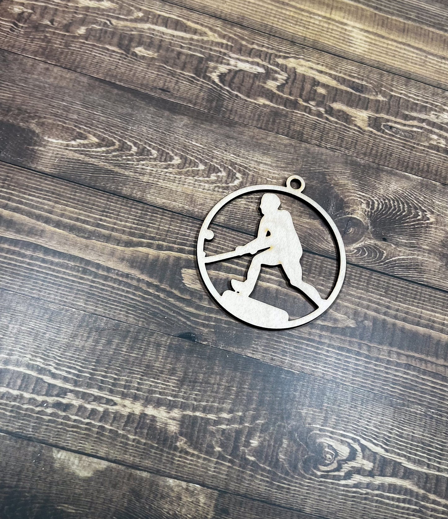 Field Hockey Ornament, Wooden Sports Ornament, Sports Ornament, Engraved Ornament, Laser Engraved Wood Ornament