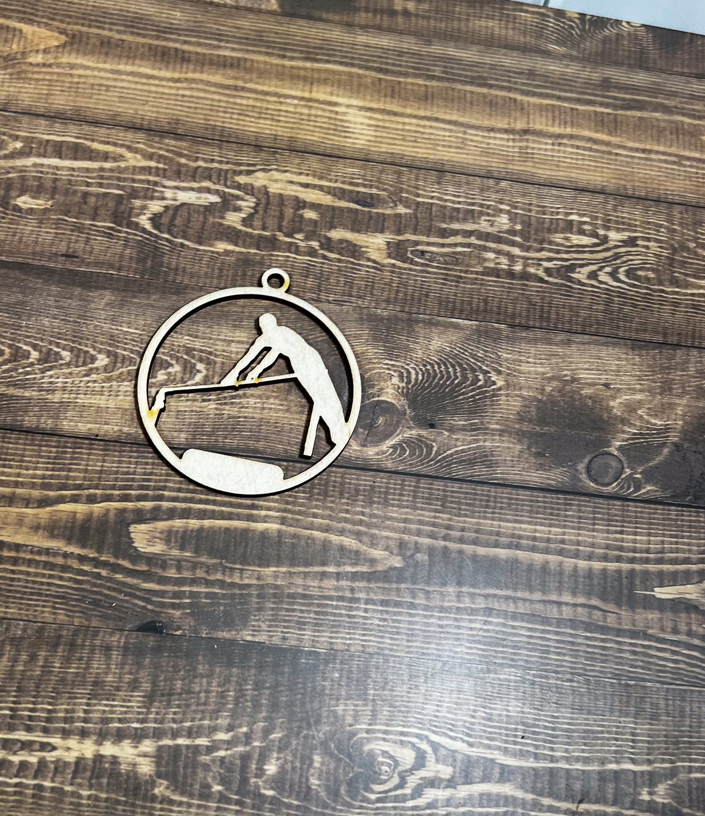 Gymnastic Ornament, Wooden Sports Ornament, Sports Ornament, Engraved Ornament, Laser Engraved Wood Ornament