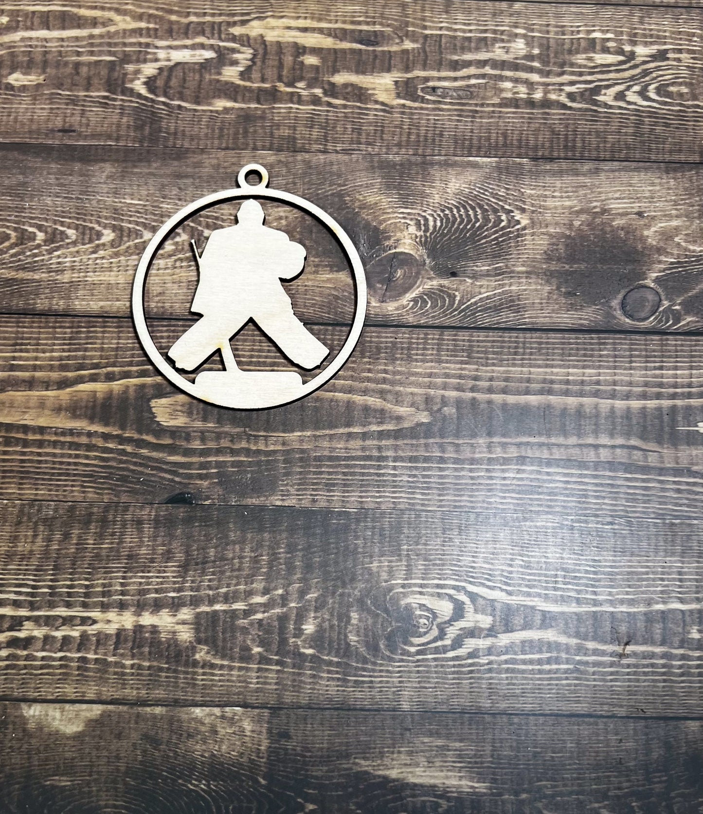 Karate Ornament, Wooden Sports Ornament, Sports Ornament, Engraved Ornament, Laser Engraved Wood Ornament