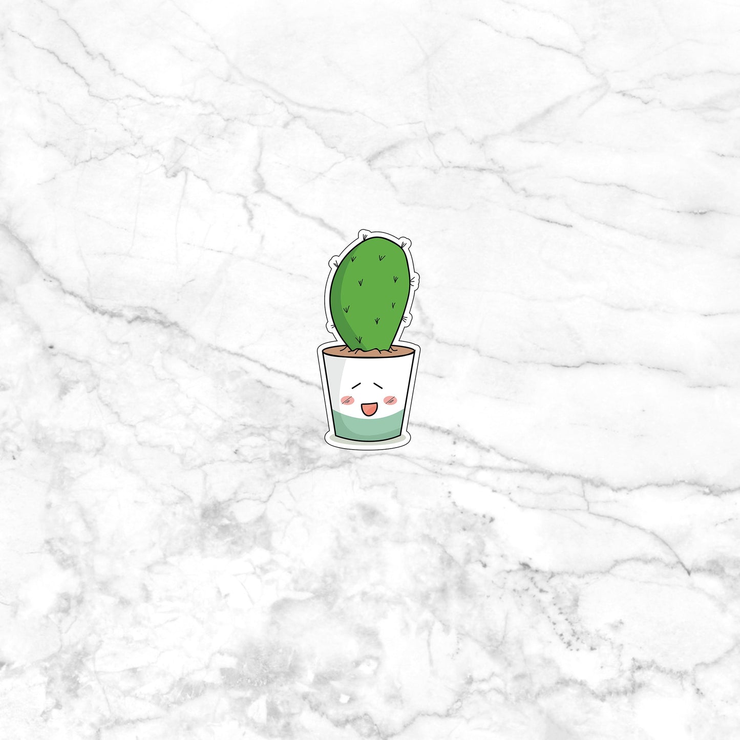 Cactus Sticker, Vinyl sticker, laptop sticker, Tablet sticker