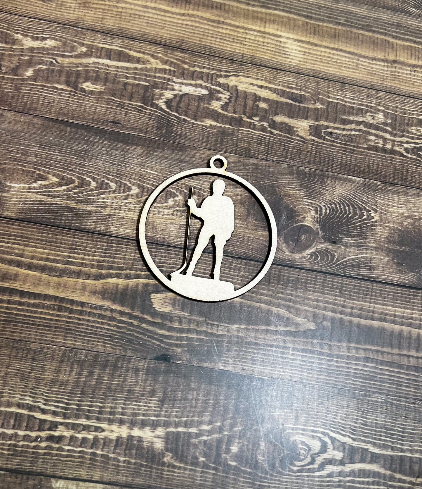 Hockey Ornament, Wooden Sports Ornament, Sports Ornament, Engraved Ornament, Laser Engraved Wood Ornament