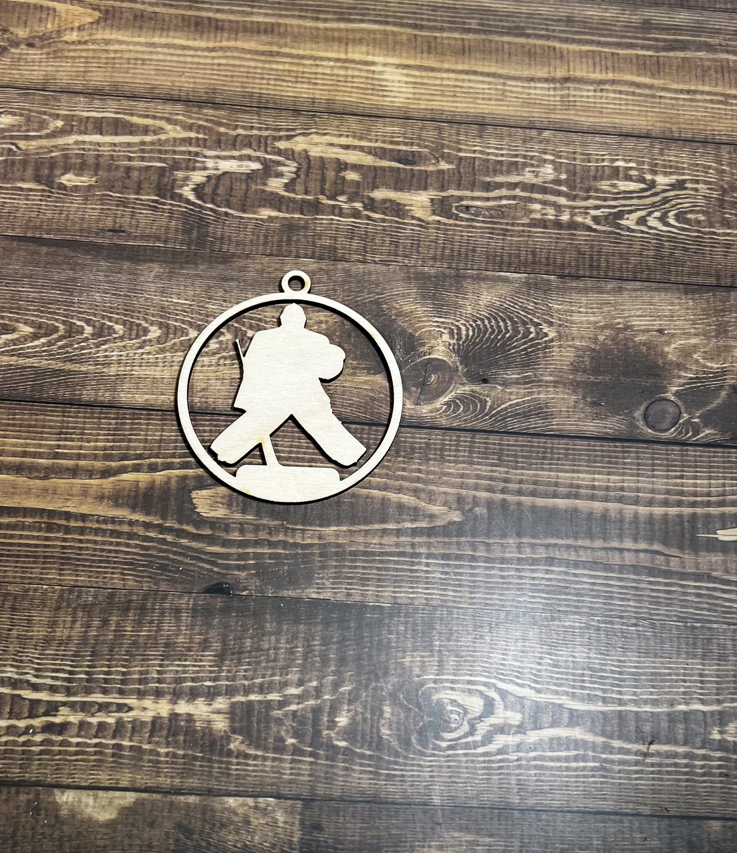 Karate Ornament, Wooden Sports Ornament, Sports Ornament, Engraved Ornament, Laser Engraved Wood Ornament