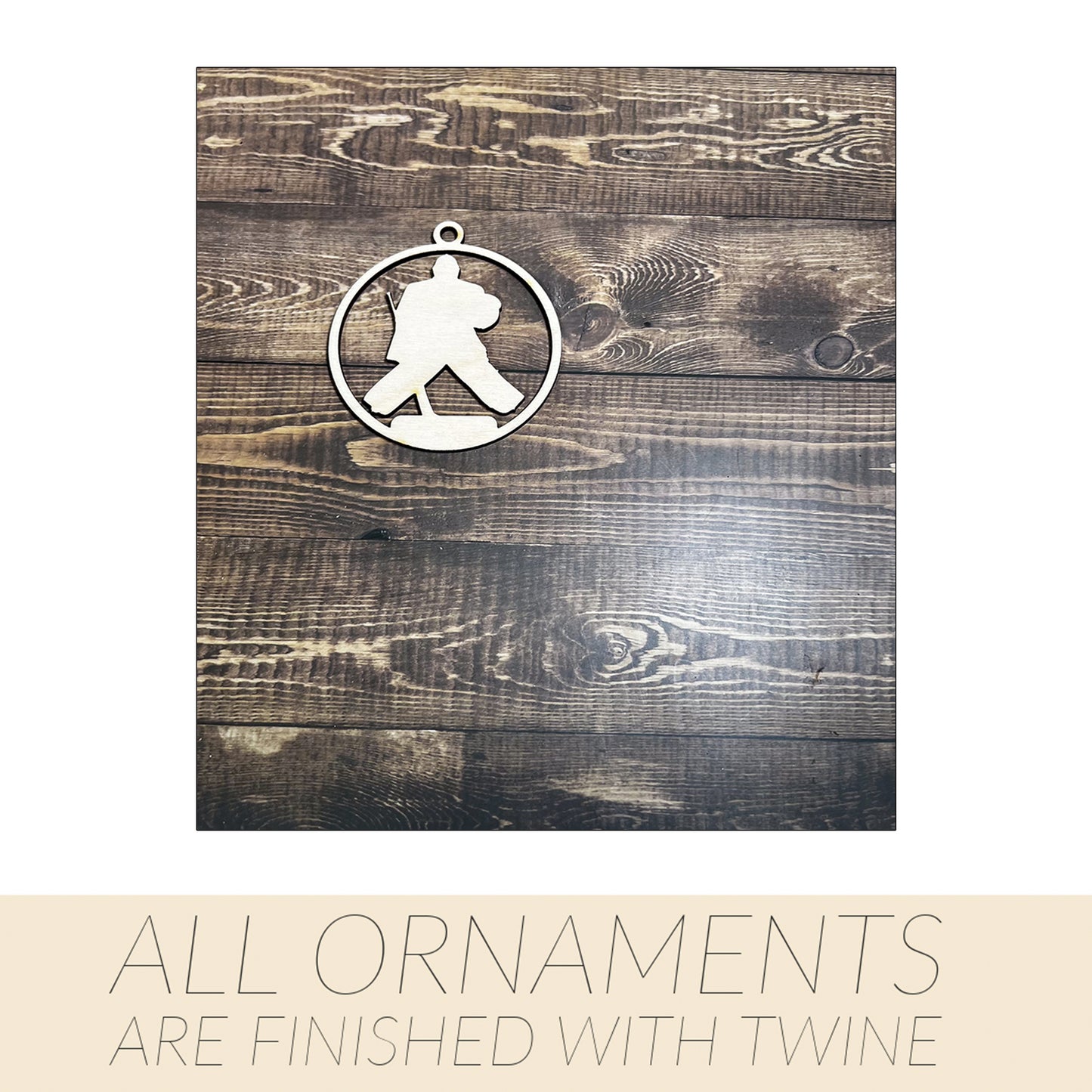 Karate Ornament, Wooden Sports Ornament, Sports Ornament, Engraved Ornament, Laser Engraved Wood Ornament