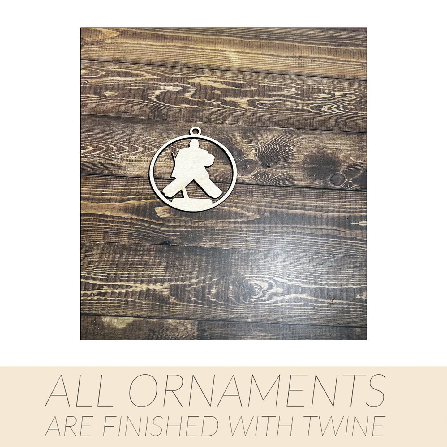 Karate Ornament, Wooden Sports Ornament, Sports Ornament, Engraved Ornament, Laser Engraved Wood Ornament