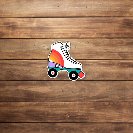 90s Sticker, Roller Skate Sticker