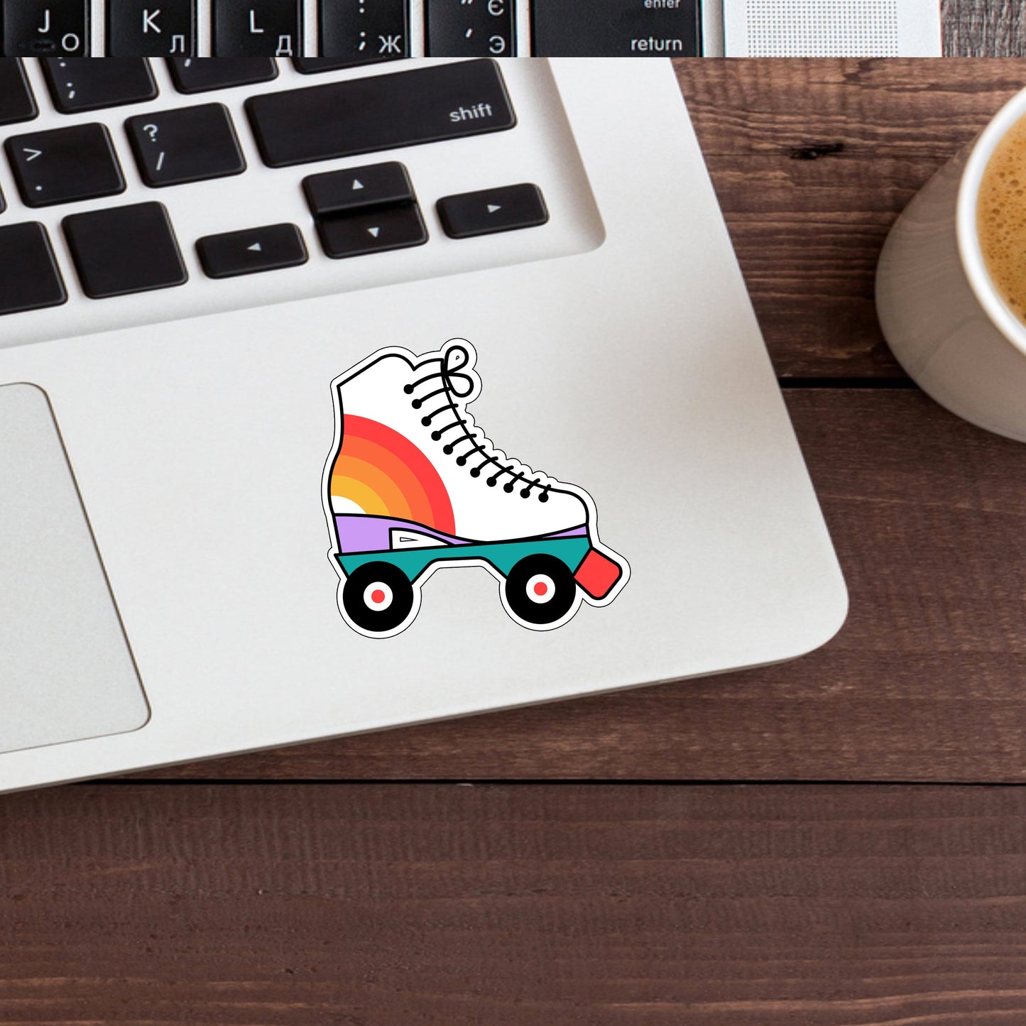 90s Sticker, Roller Skate Sticker