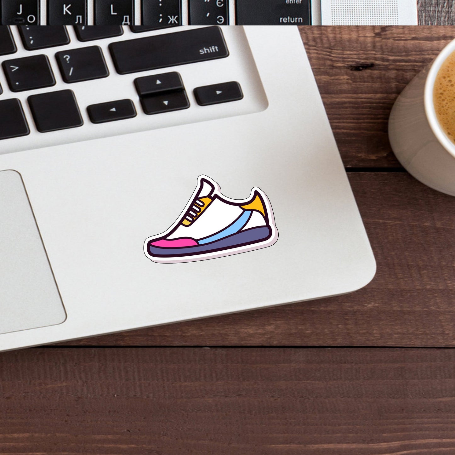 Summer Shoe  Sticker,  Vinyl sticker, laptop sticker, Tablet sticker