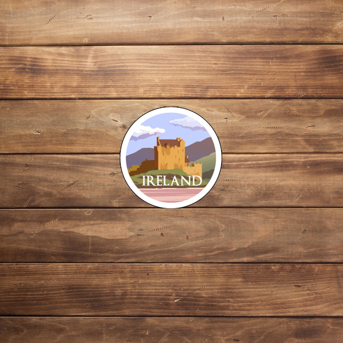 Ireland Sticker,  Vinyl sticker, laptop sticker, Tablet sticker