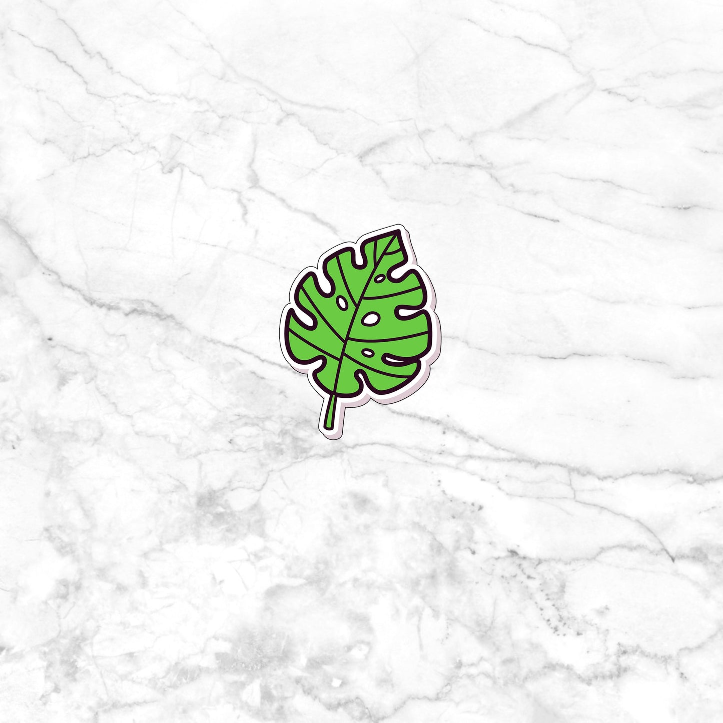 Leaf Sticker,  Vinyl sticker, laptop sticker, Tablet sticker