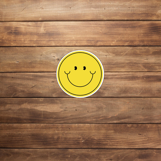 90s Sticker, Smiley Sticker