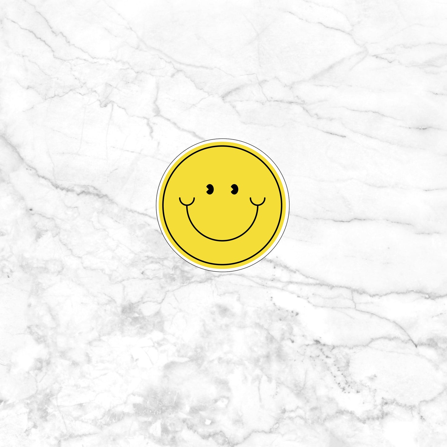 90s Sticker, Smiley Sticker