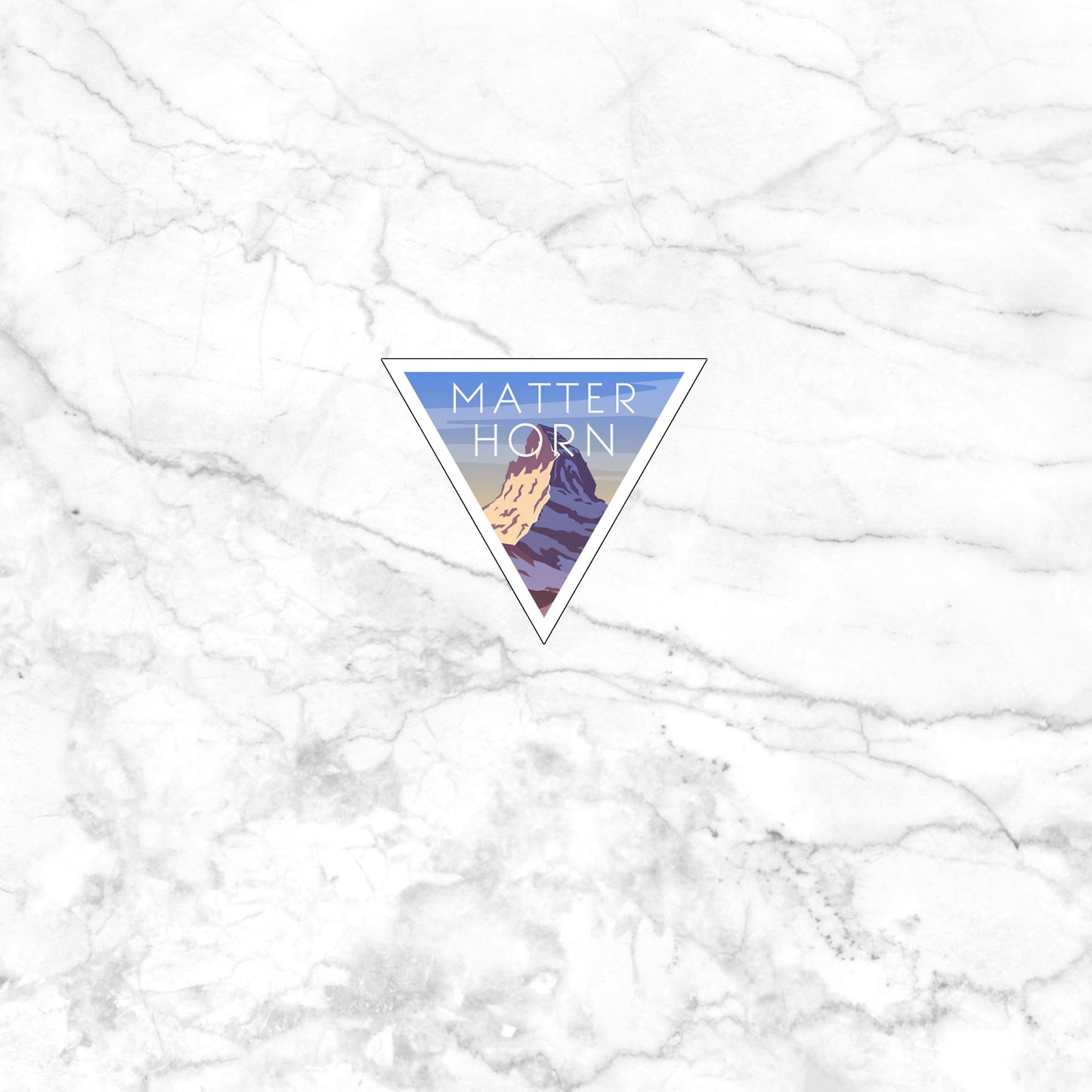 Matter Horn Sticker,  Vinyl sticker, laptop sticker, Tablet sticker