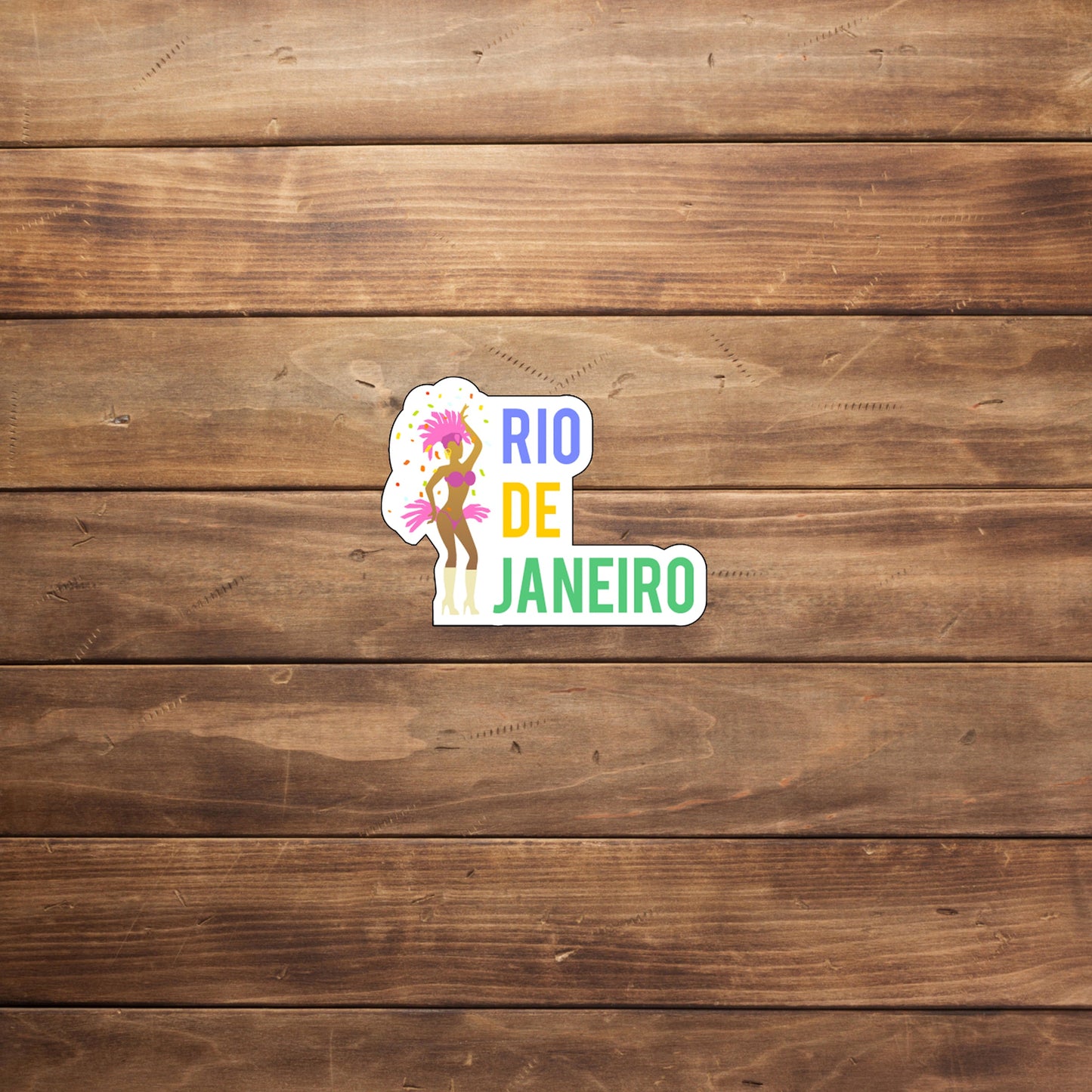 Rio De Janeiro Sticker,  Vinyl sticker, laptop sticker, Tablet sticker