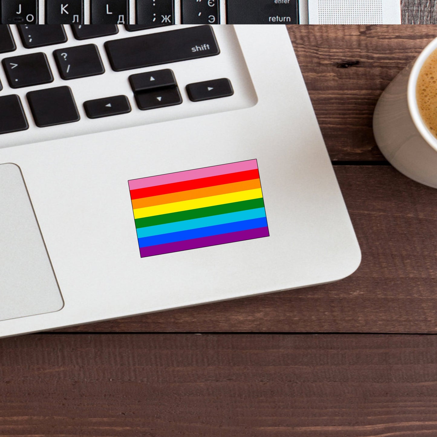 Gilbert Baker Pride Flag Sticker