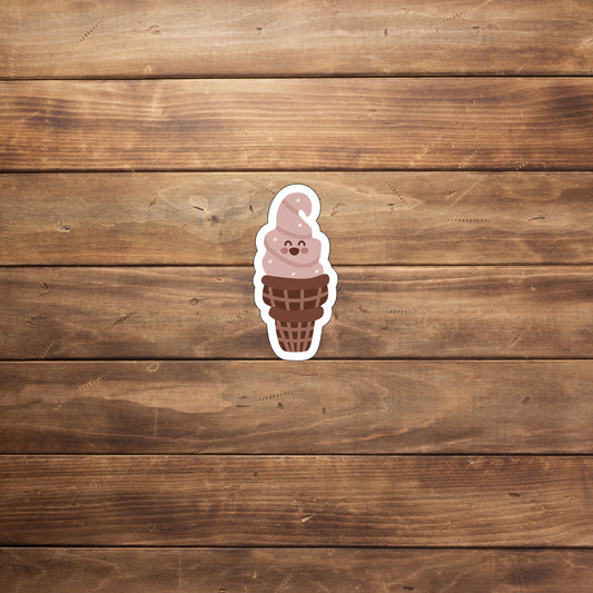 Coffee With Ice Cream Cute For Sticker