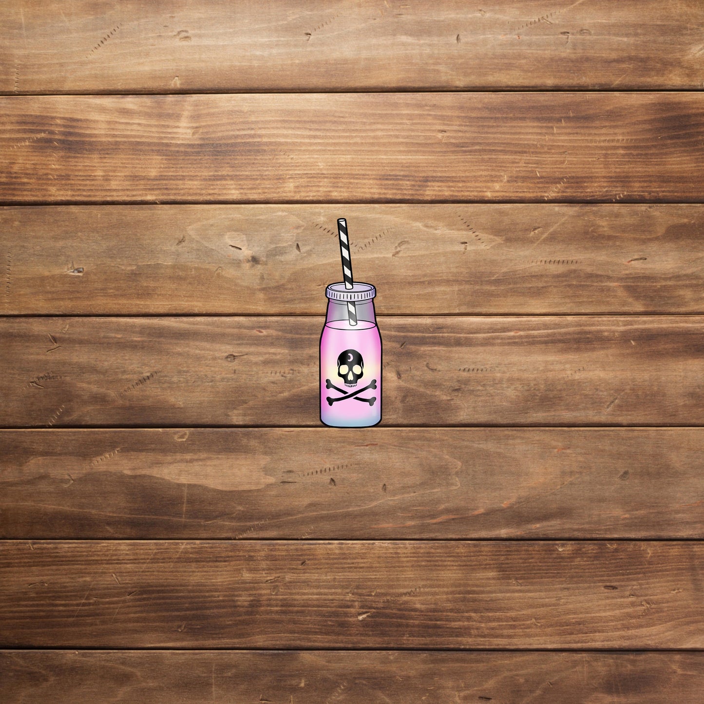 Pastal Goth Sticker,  Creepy milk Sticker