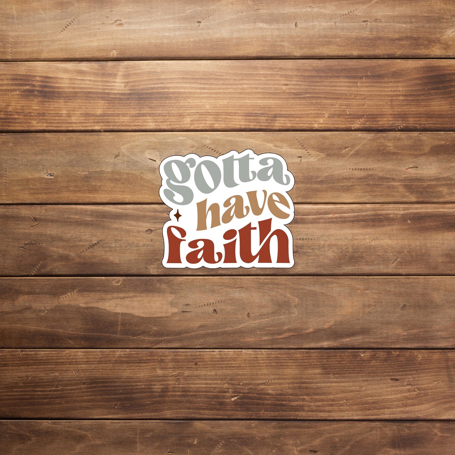 Faith Sticker, Vinyl sticker, laptop sticker, Tablet sticker