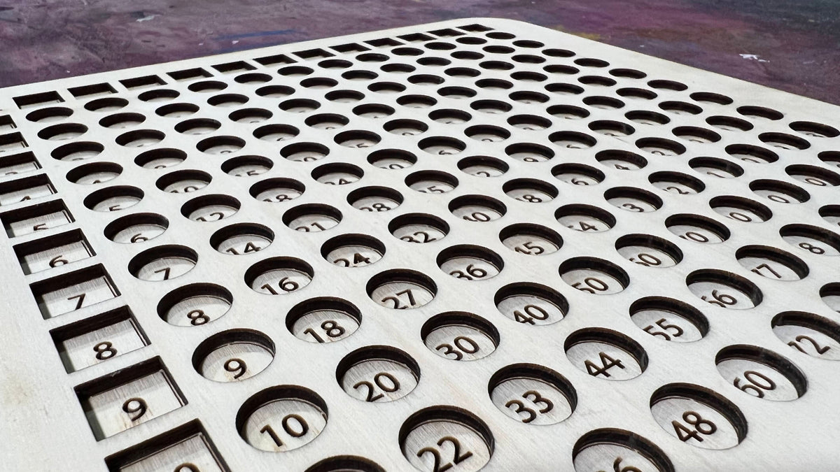 Wooden Multiplication Times Table – C3DAR Design