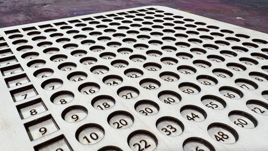 Wooden Multiplication Times Table