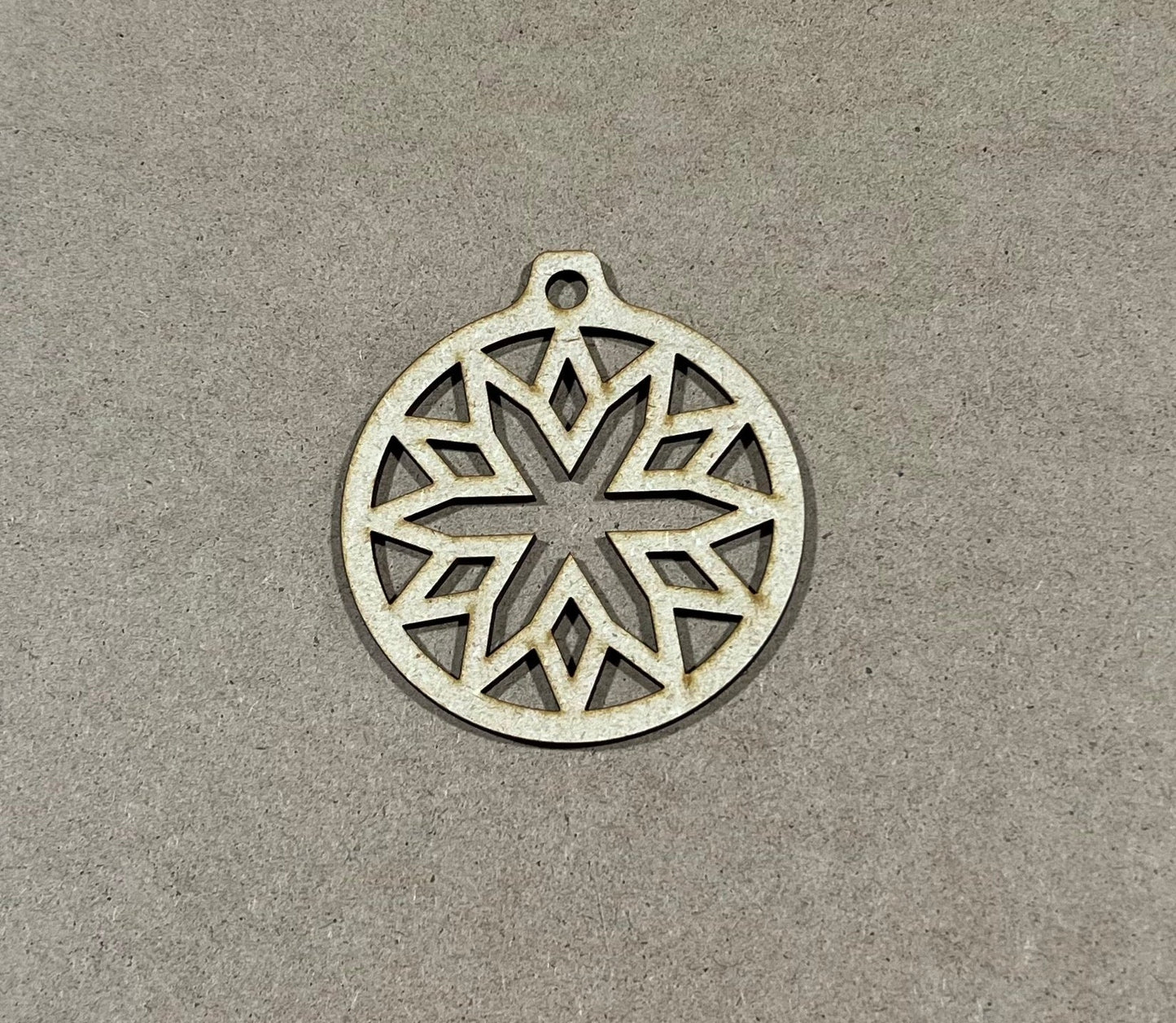 Snowflake Ornament  , Laser Engraved Ornament , Christmas Ornament