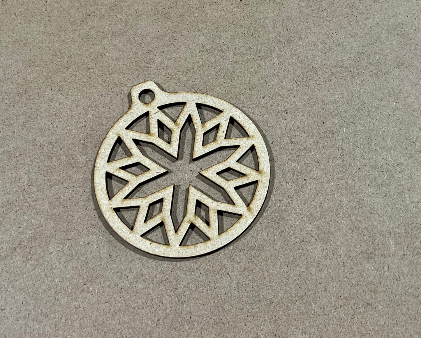 Snowflake Ornament  , Laser Engraved Ornament , Christmas Ornament