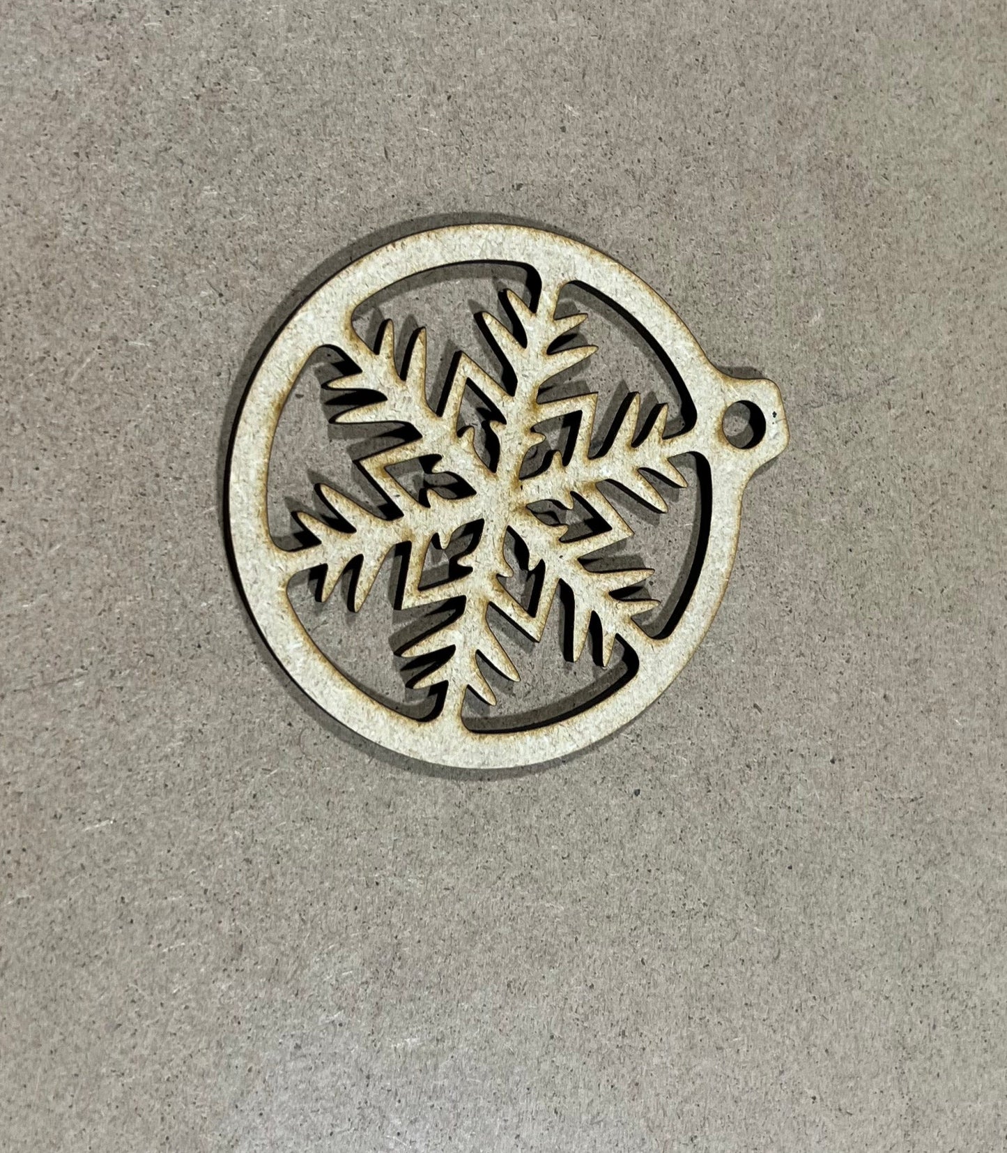 Snowflake Ornament , Laser Engraved Ornament , Christmas Ornament
