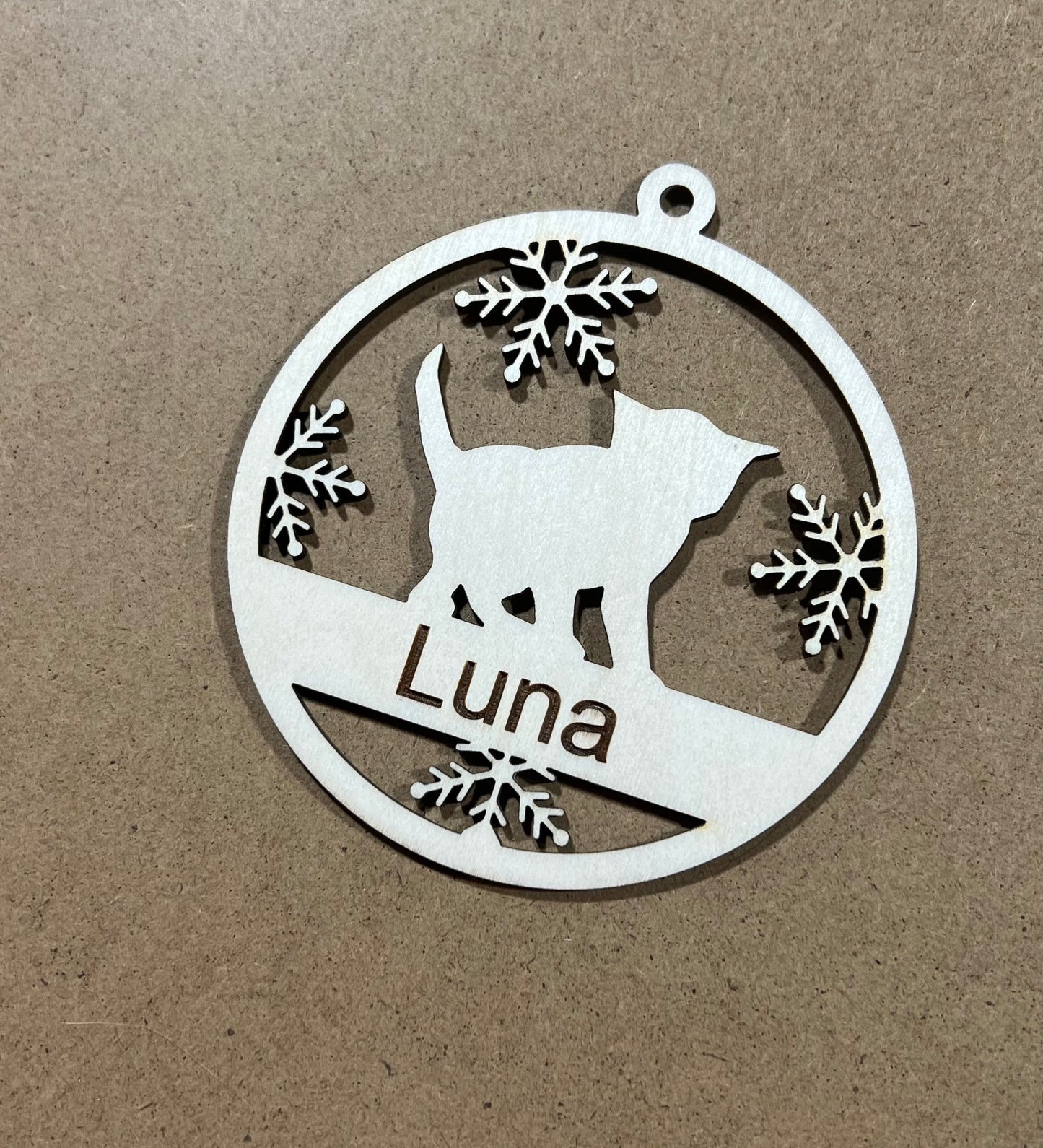 Custom Cat Ornament  , Christmas Ball