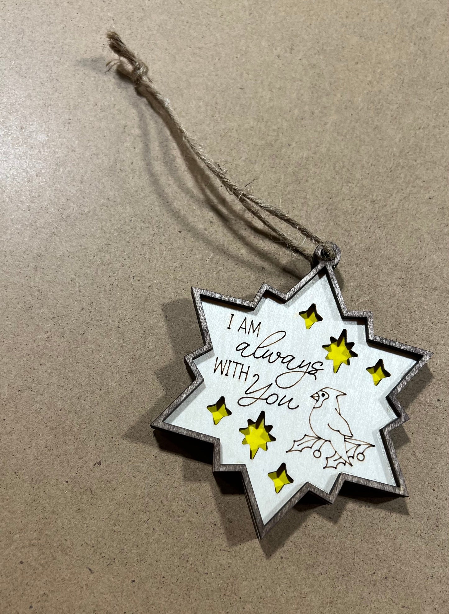 Memorial Ornament , Custom Ornament , Memorial bird custom ornament