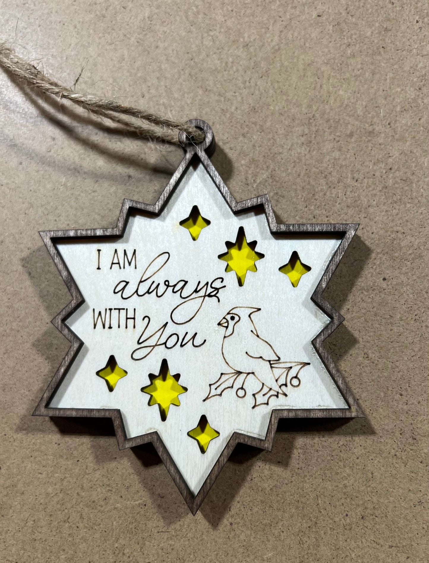 Memorial Ornament , Custom Ornament , Memorial bird custom ornament