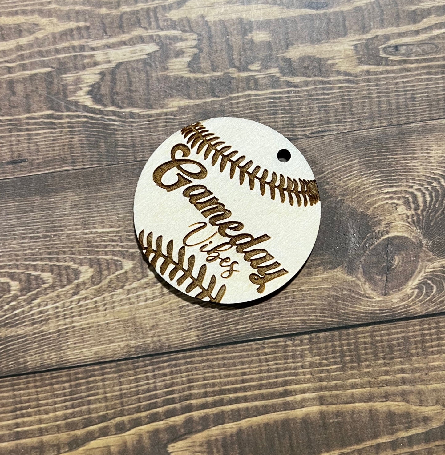 Game Day Vibes, Baseball Keychains