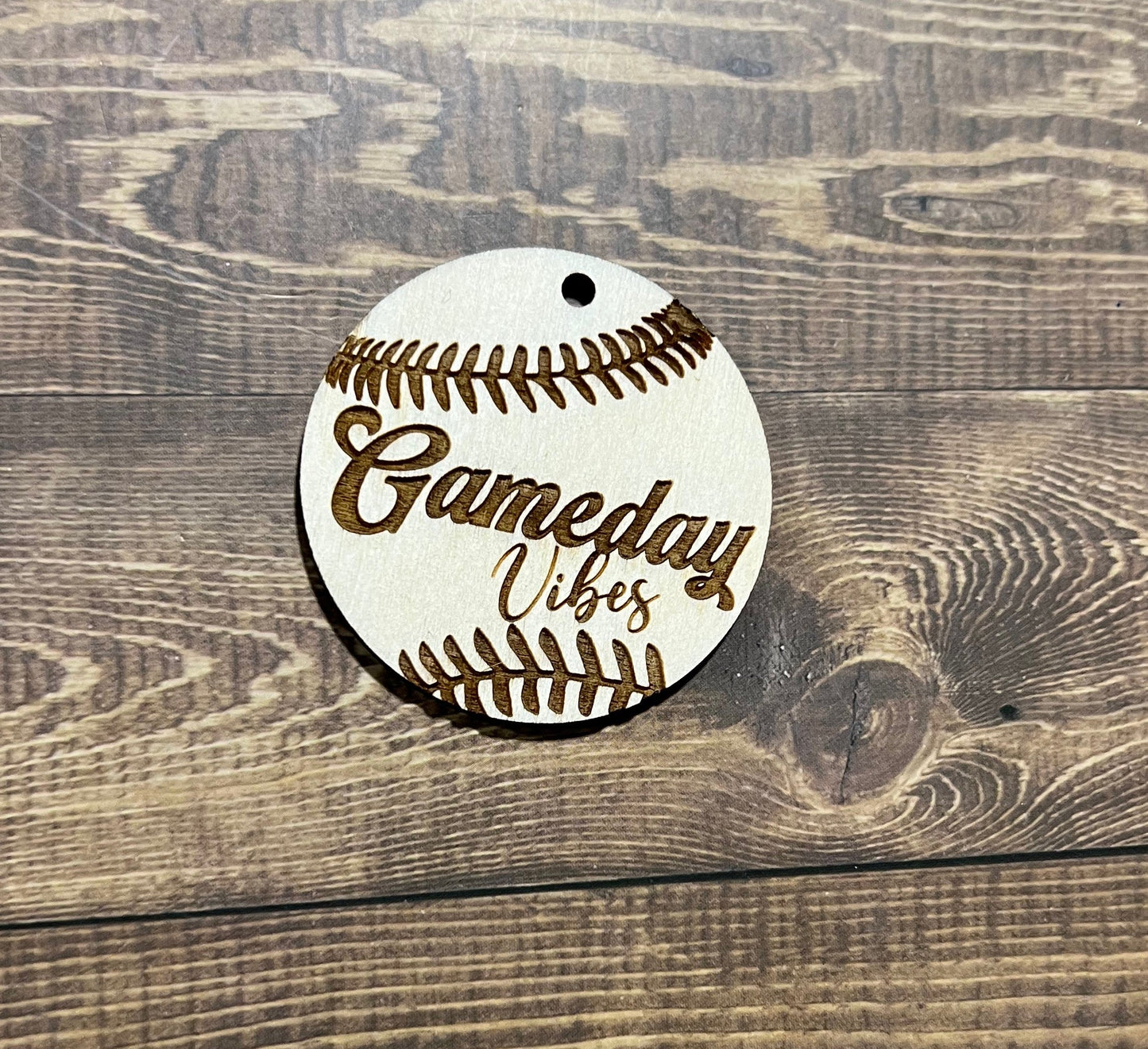 Game Day Vibes, Baseball Keychains