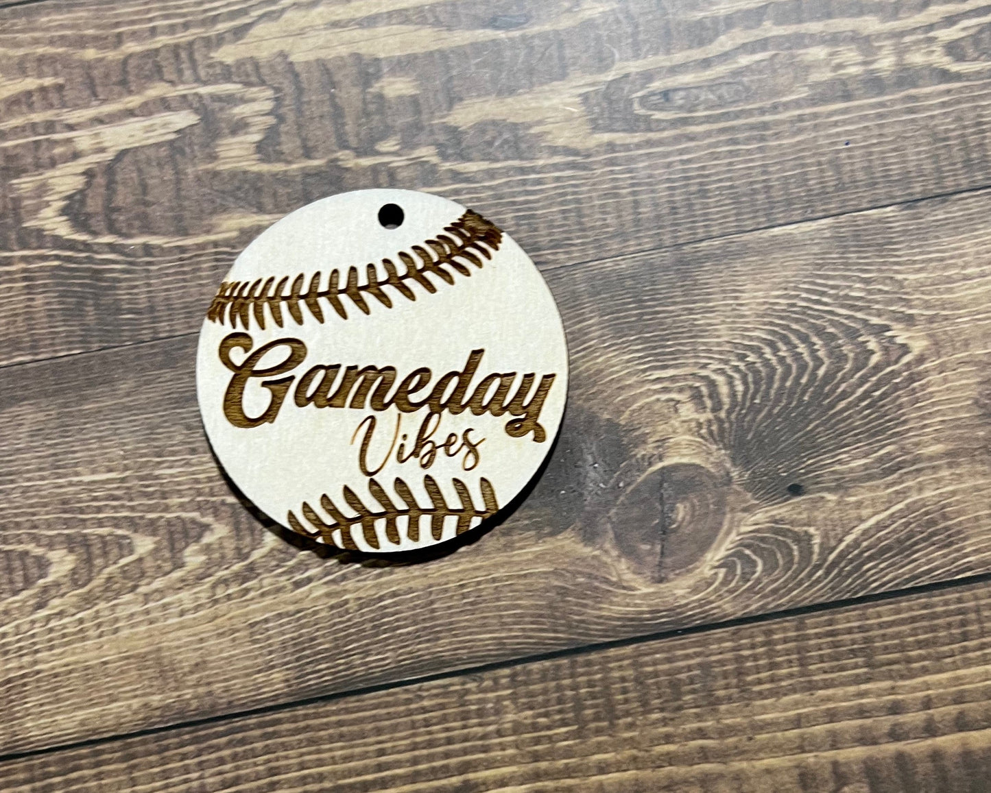 Game Day Vibes, Baseball Keychains