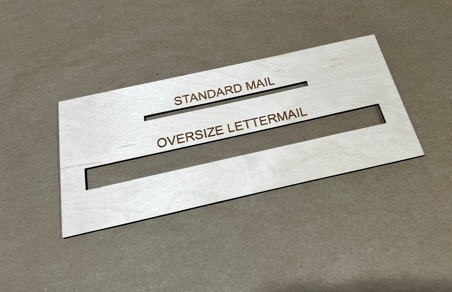 Canadian Post Lettermail Size Slot checker, Slot of Doom, Canada Post Mail Size