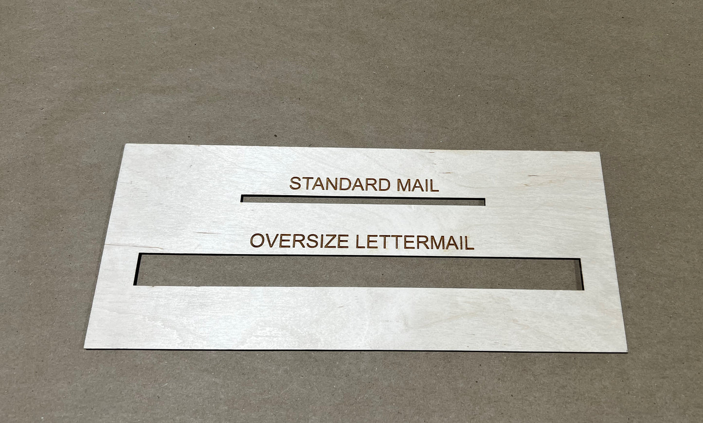 Canadian Post Lettermail Size Slot checker, Slot of Doom, Canada Post Mail Size