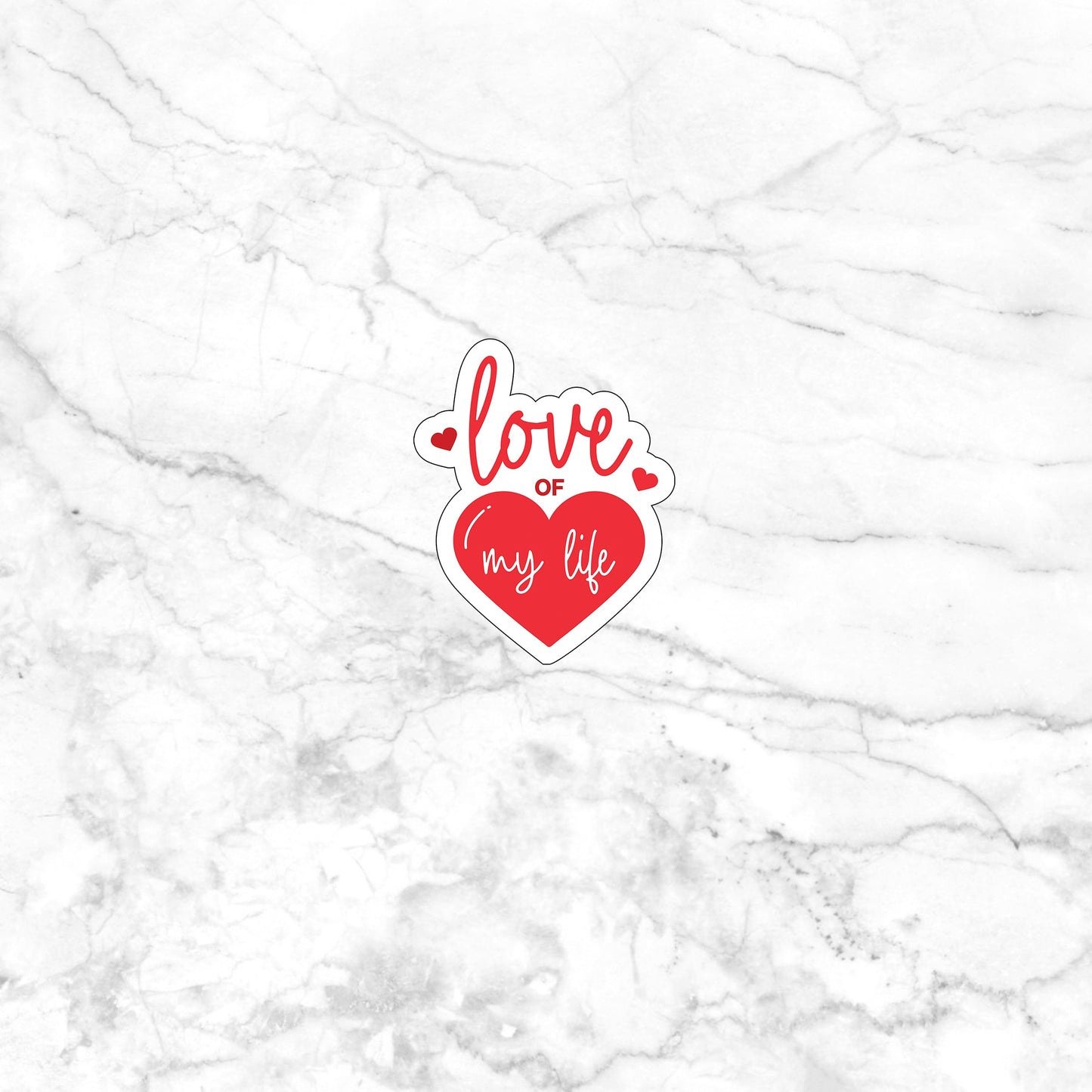 Love With Hear Sticker