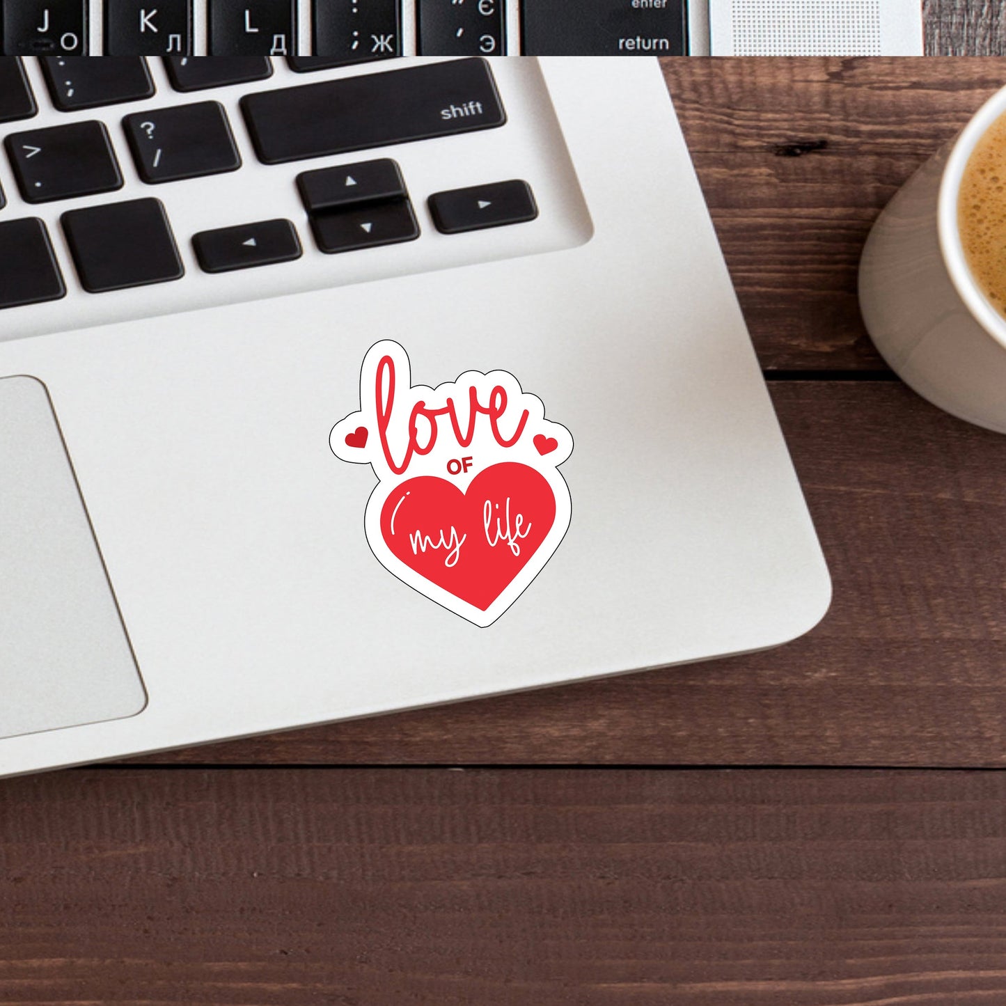 Love With Hear Sticker