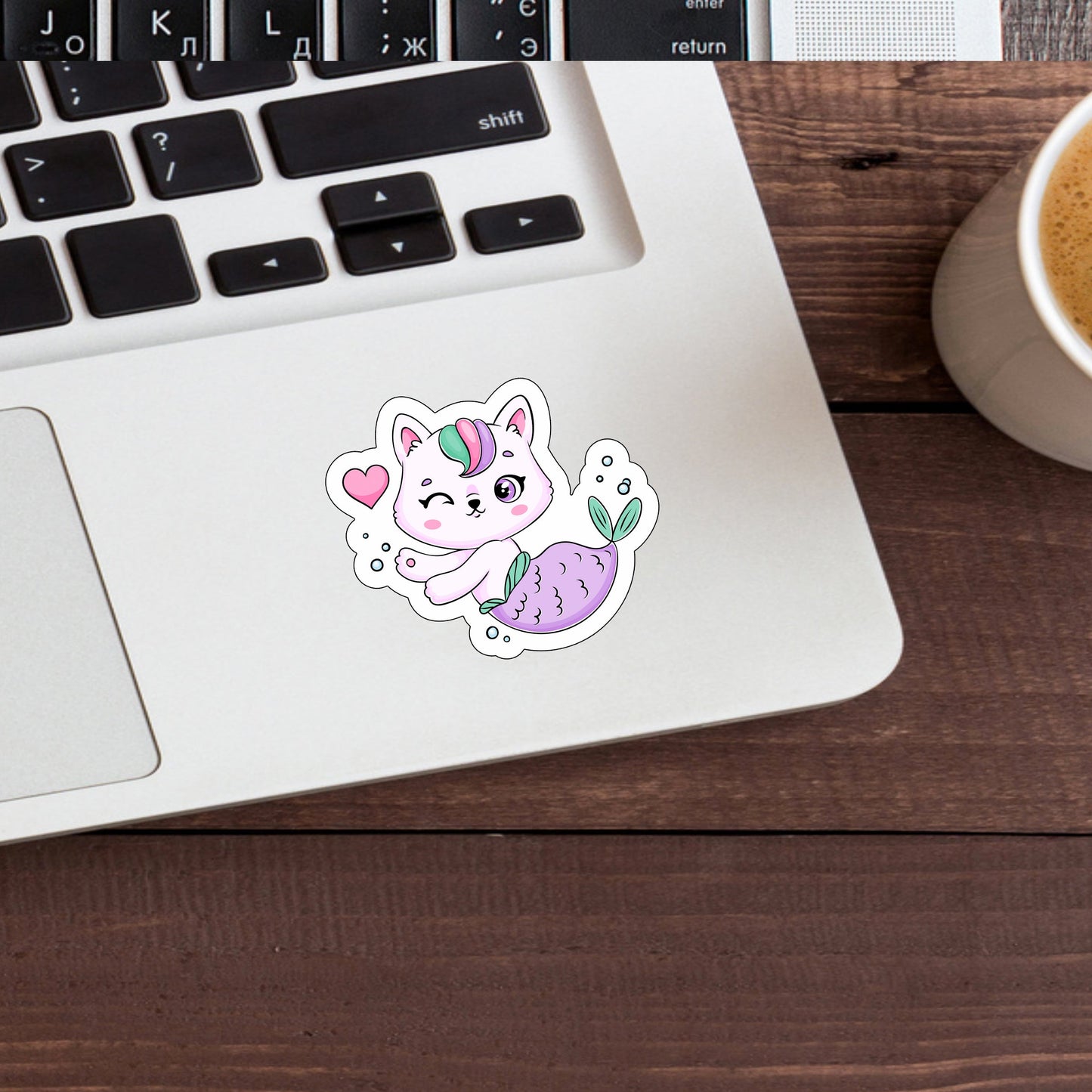 MERMAID CAT Sticker
