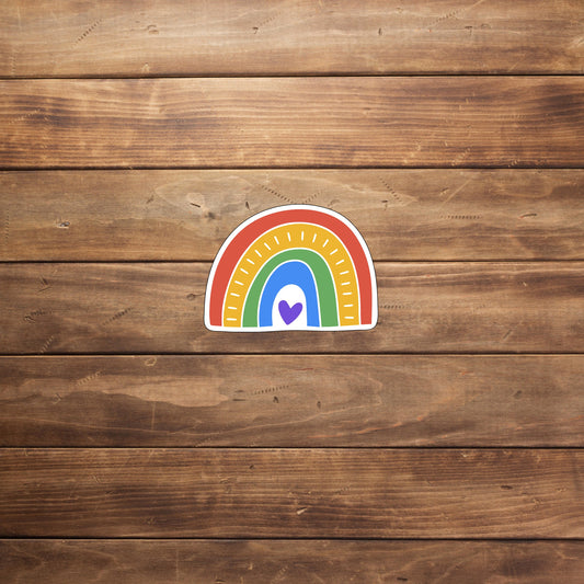 Rainbow, Vinyl Sticker, Laptop Sticker, Laptop Decal