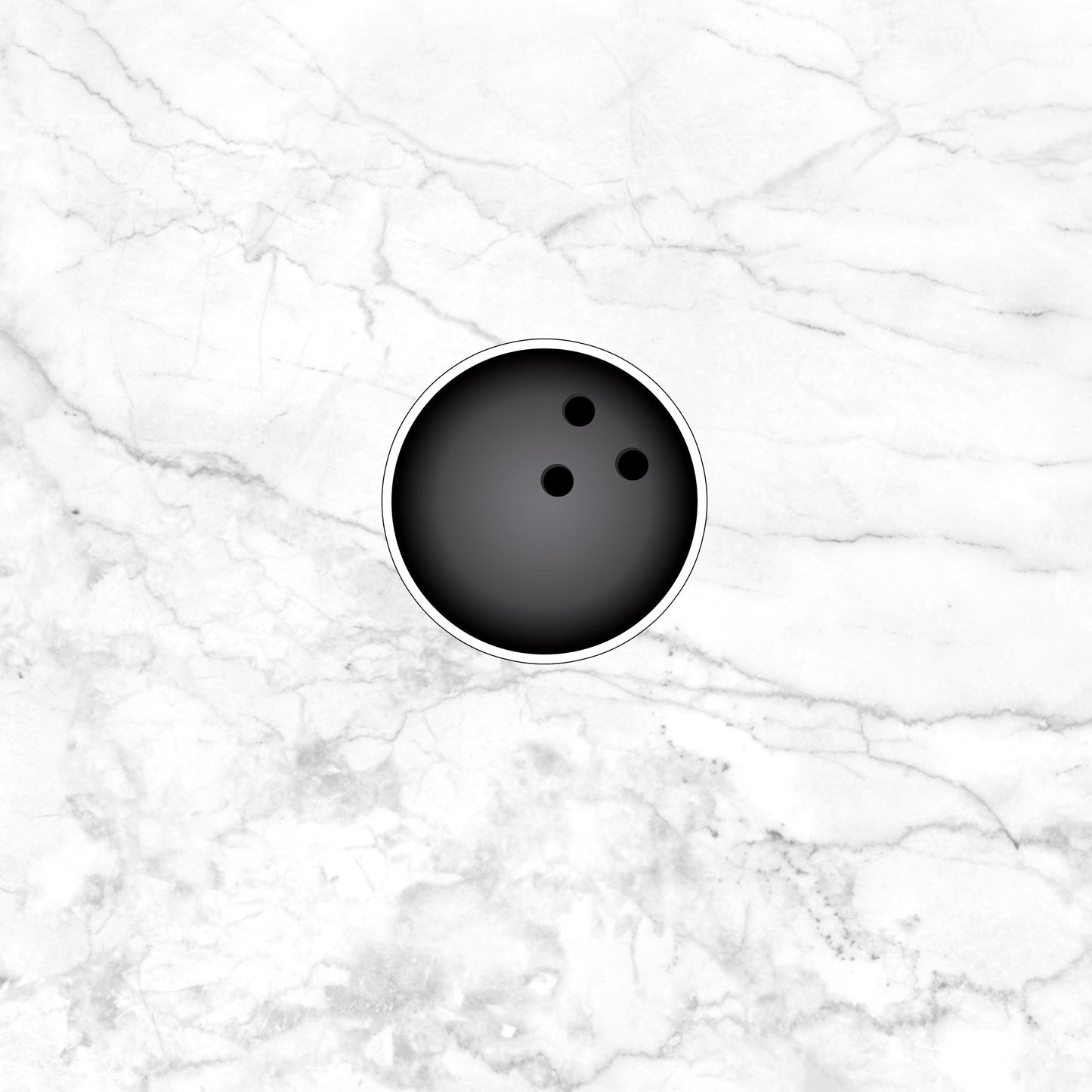 Bowling Ball Sticker, Bowling Sticker