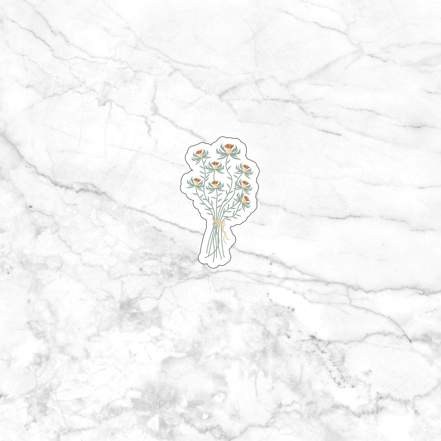 Spring Flower Bouquet Sticker