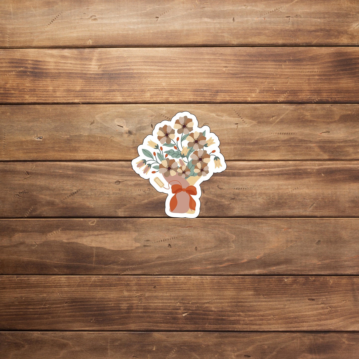 Spring Flower Bouquet Sticker