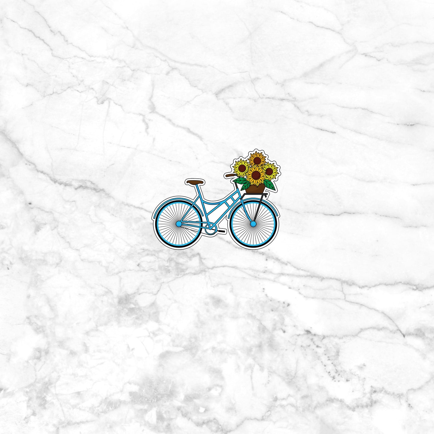 Spring Sunflower Sticker