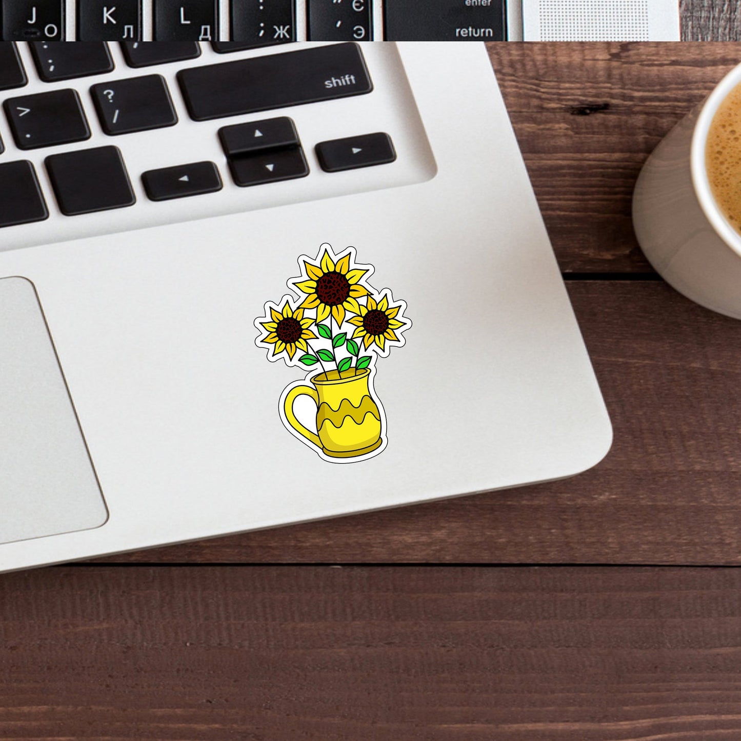 Spring Sunflower Sticker